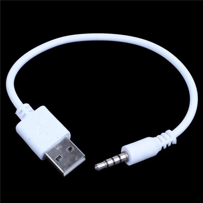 DIGIT-3X White USB Data Sync Cable Lead For  Ipod Shuffle 1St 2Nd Gen Charger