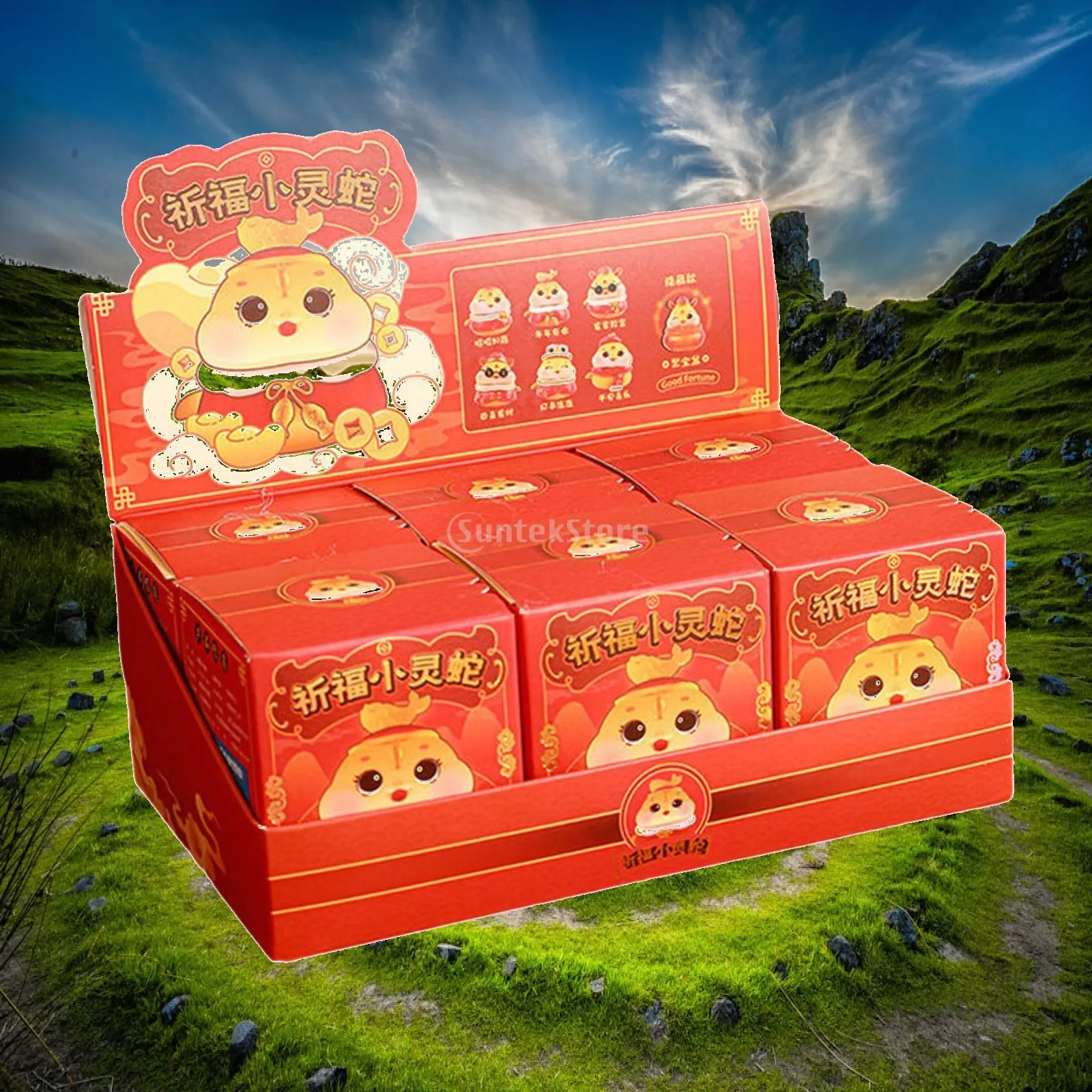 Cute Snake Figures Party Favors Random Design Box for Kids Children Adults