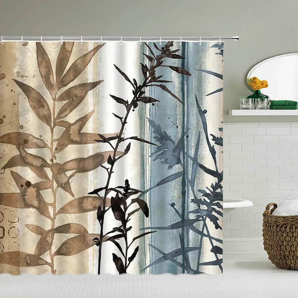 3d Colorful Tree Shower Curtains Bathroom Curtain Waterproof Polyester Cloth Decoration With Hooks180*240cm Bath Curtain