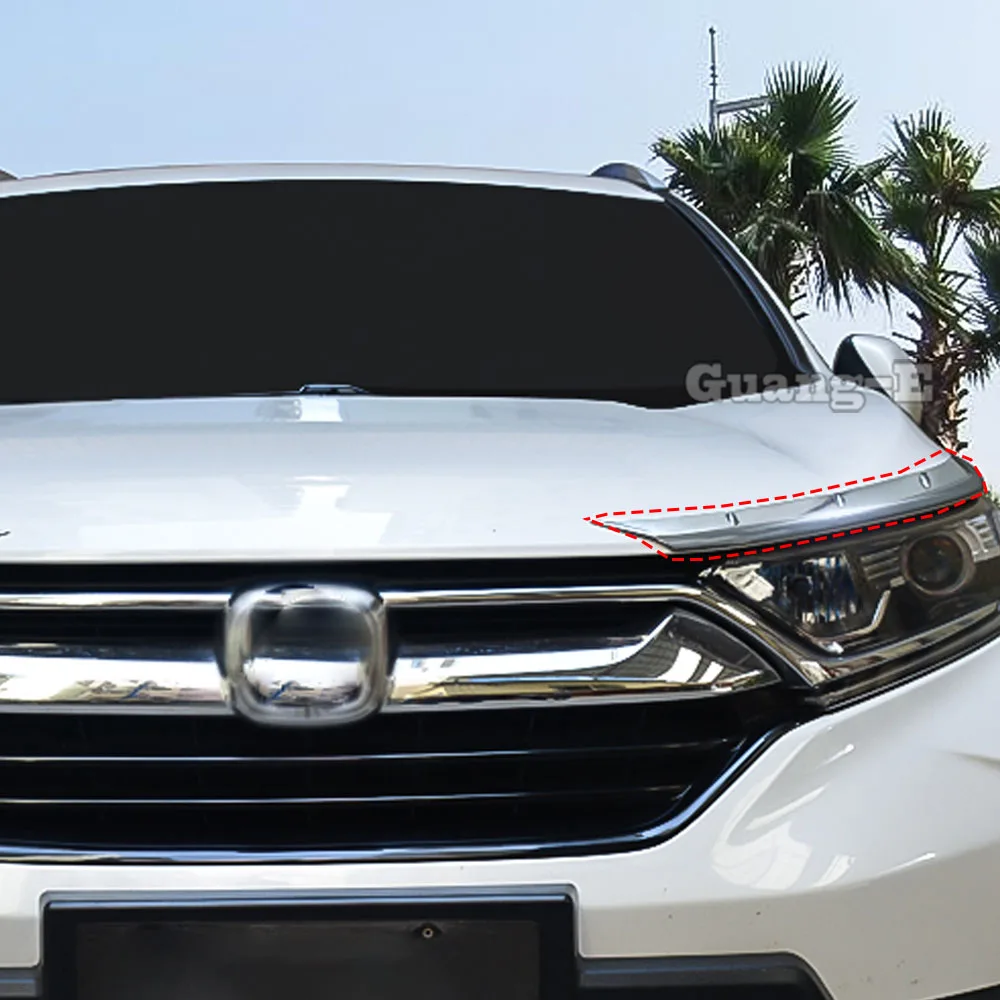 

Для Honda CRV CR-V 2017-2021: Накладки на передние фары (хромированные, ABS), 2 шт.