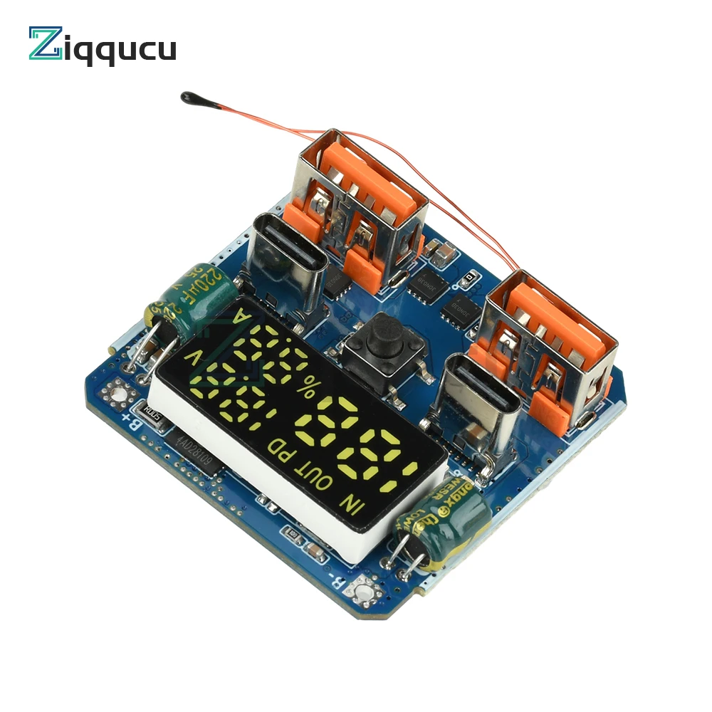 

4S PD 100W Bidirectional Buck-Boost Module - 20V 5A High-Power Lithium Battery Charger/Discharger with Fast Charging