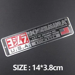 Exhaust sticker high temperature resistant metal aluminum sticker AK Yoshimura AR Scorpion SC decorative personality label motor