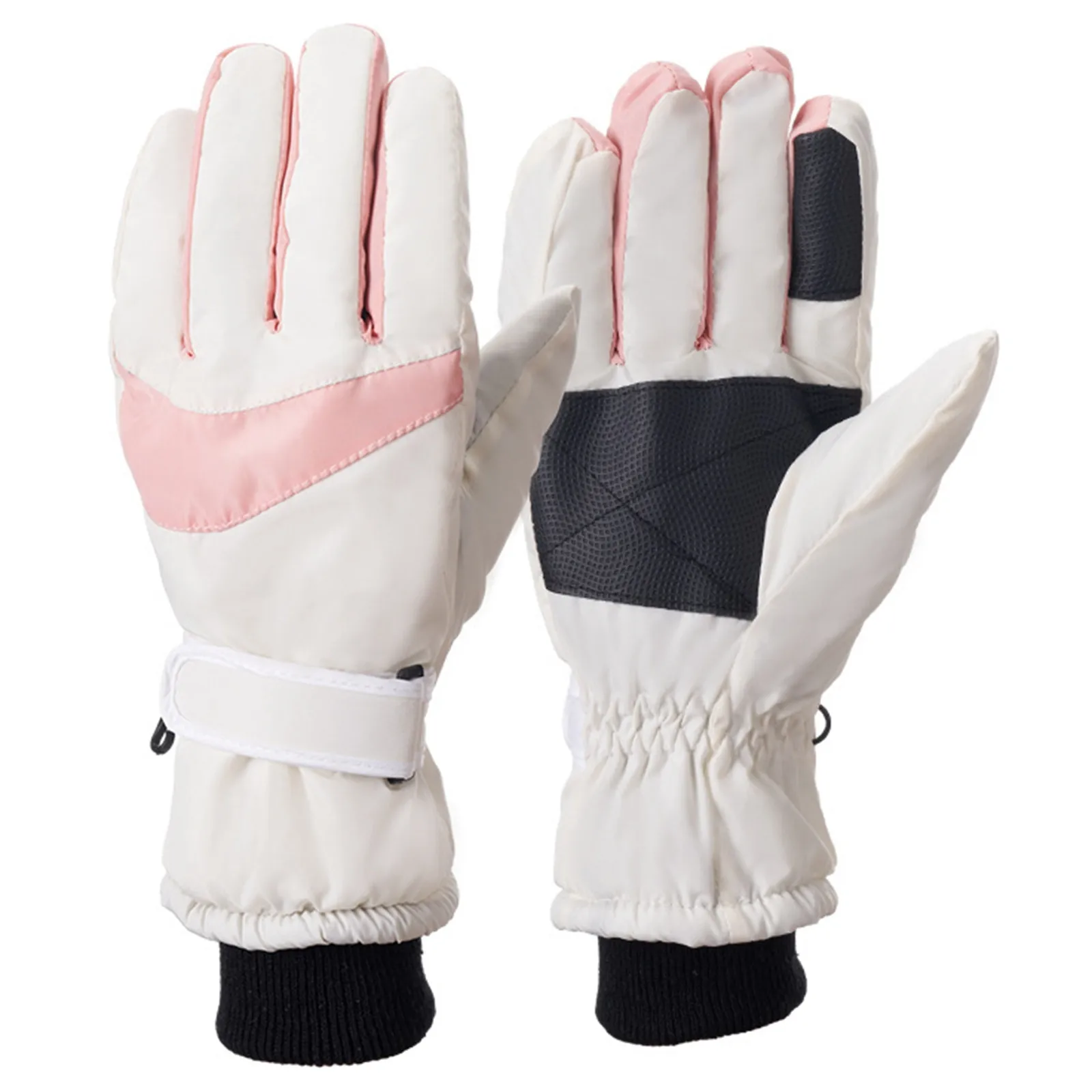 

Outdoor Sports Waterproof Skiing Gloves Men Women Winter Fleece Touchable Screen Non-slip Glove Windproof Warm Cycling Gloves