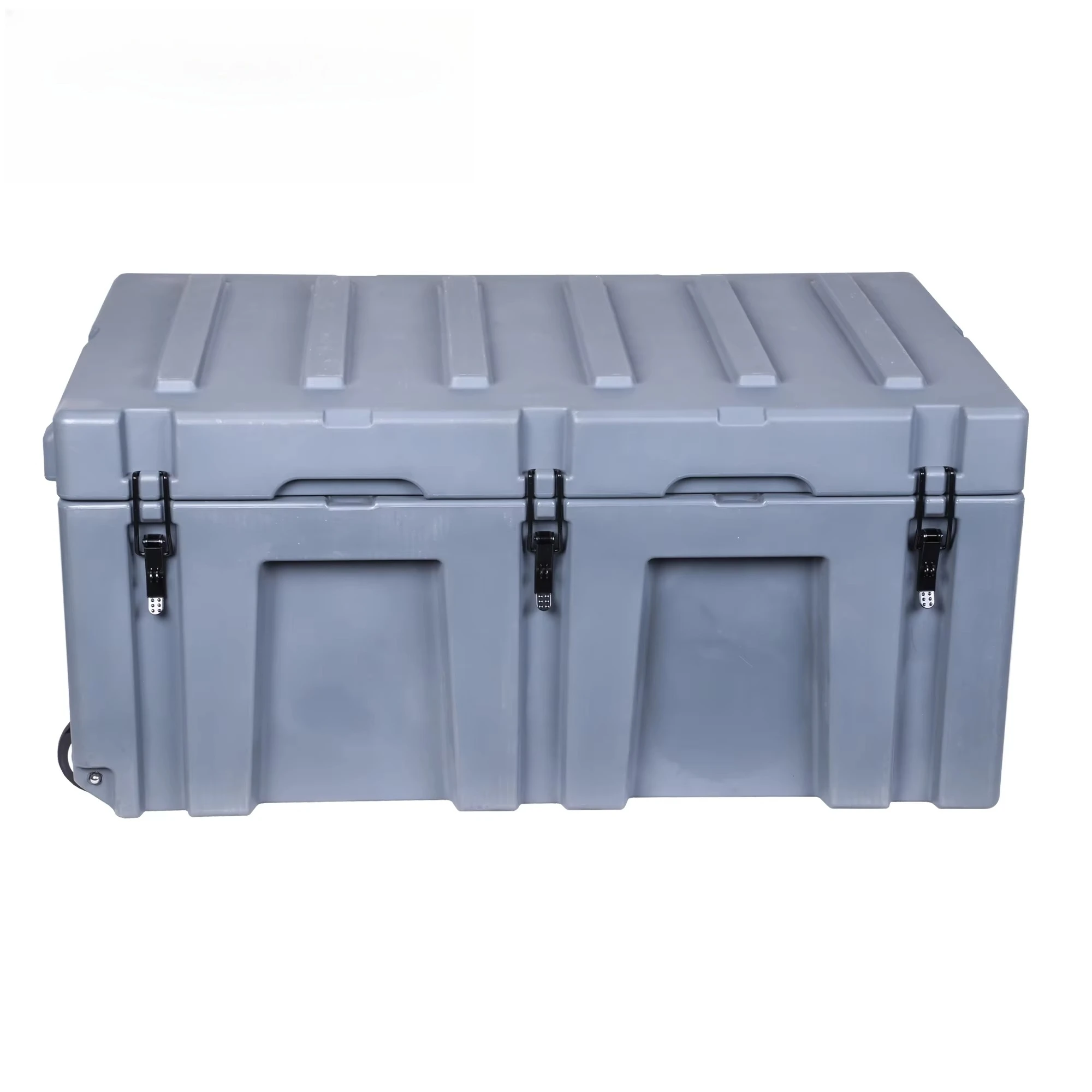 220L Large Capacity Hard LLDPE Material Rotomolding Plastic Cargo Case Tool Storage Box Vehicle Roof Rack For Transit Case