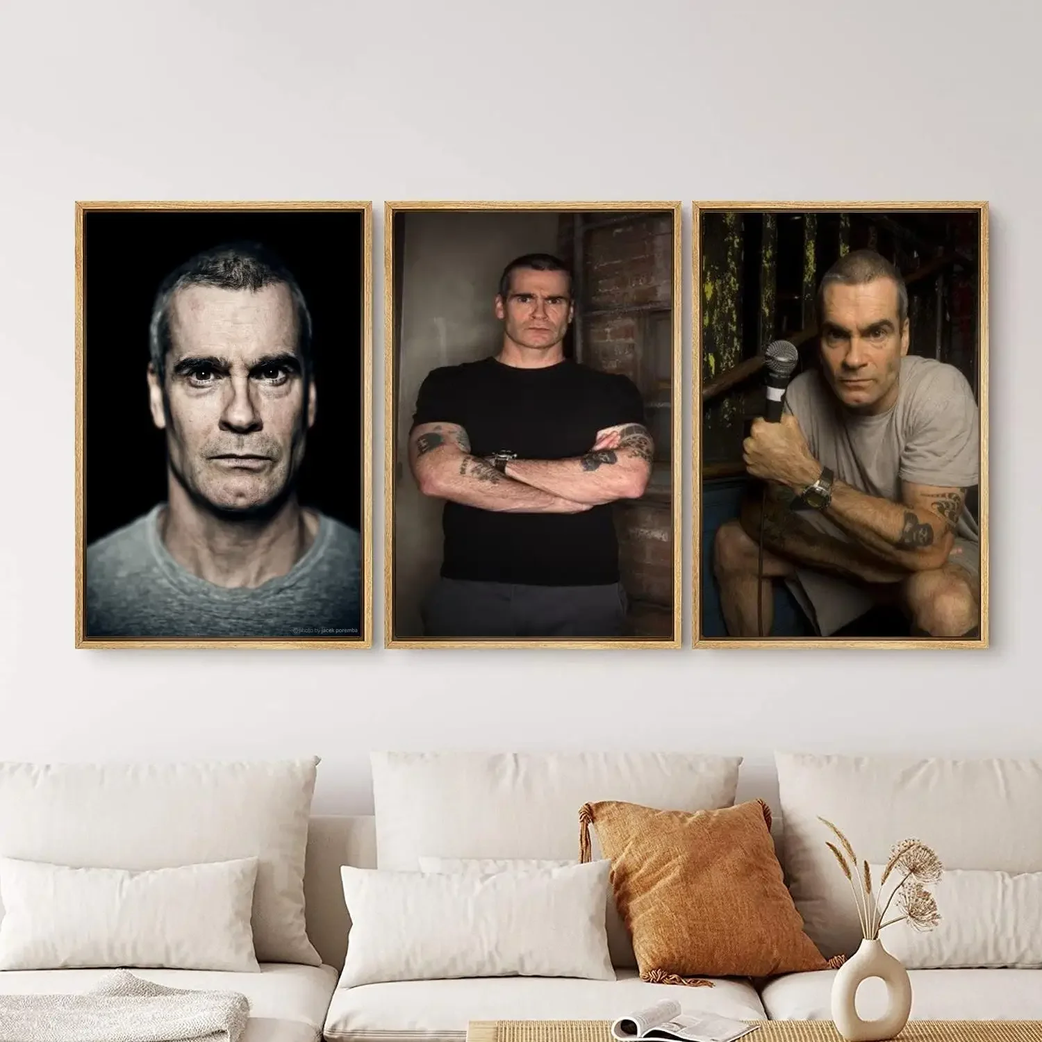 Henry Rollins Poster Painting 24x36 Wall Art Canvas Posters Personalized Gift Modern Family bedroom Decoration Art Poster