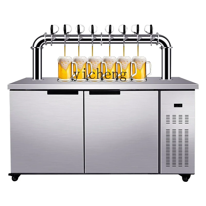 TQH آلة البيرة مسودة آلة التجارية مسودة البيرة الثلاجة تبريد الهواء التلقائي الحرفية تخمير البيرة الطازجة
