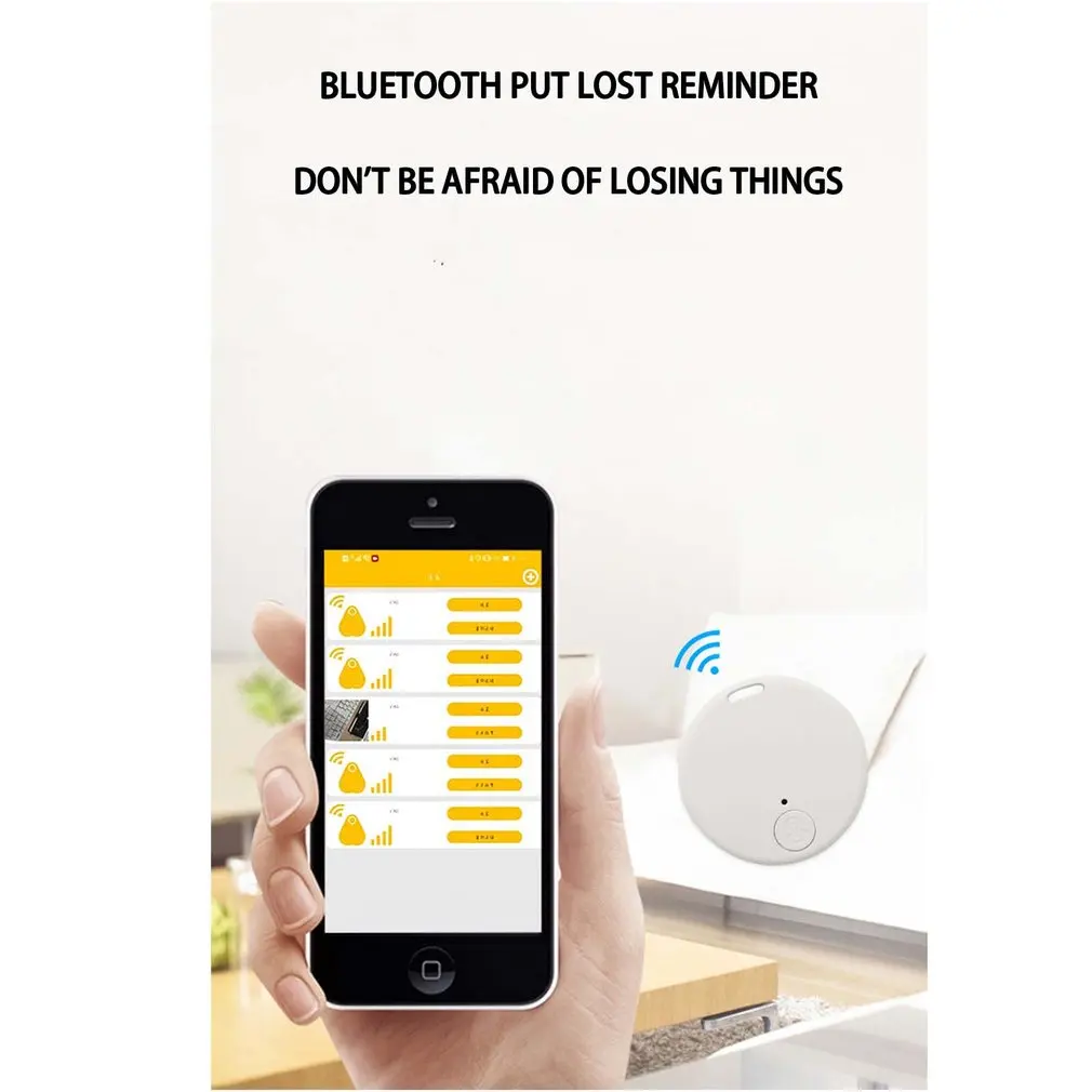 Mini Anti-lost Whistle Key Finder Wireless 5.0 Alarm Smart Tag Key Locator Keychain Tracker Whistle Sound Things Tracker