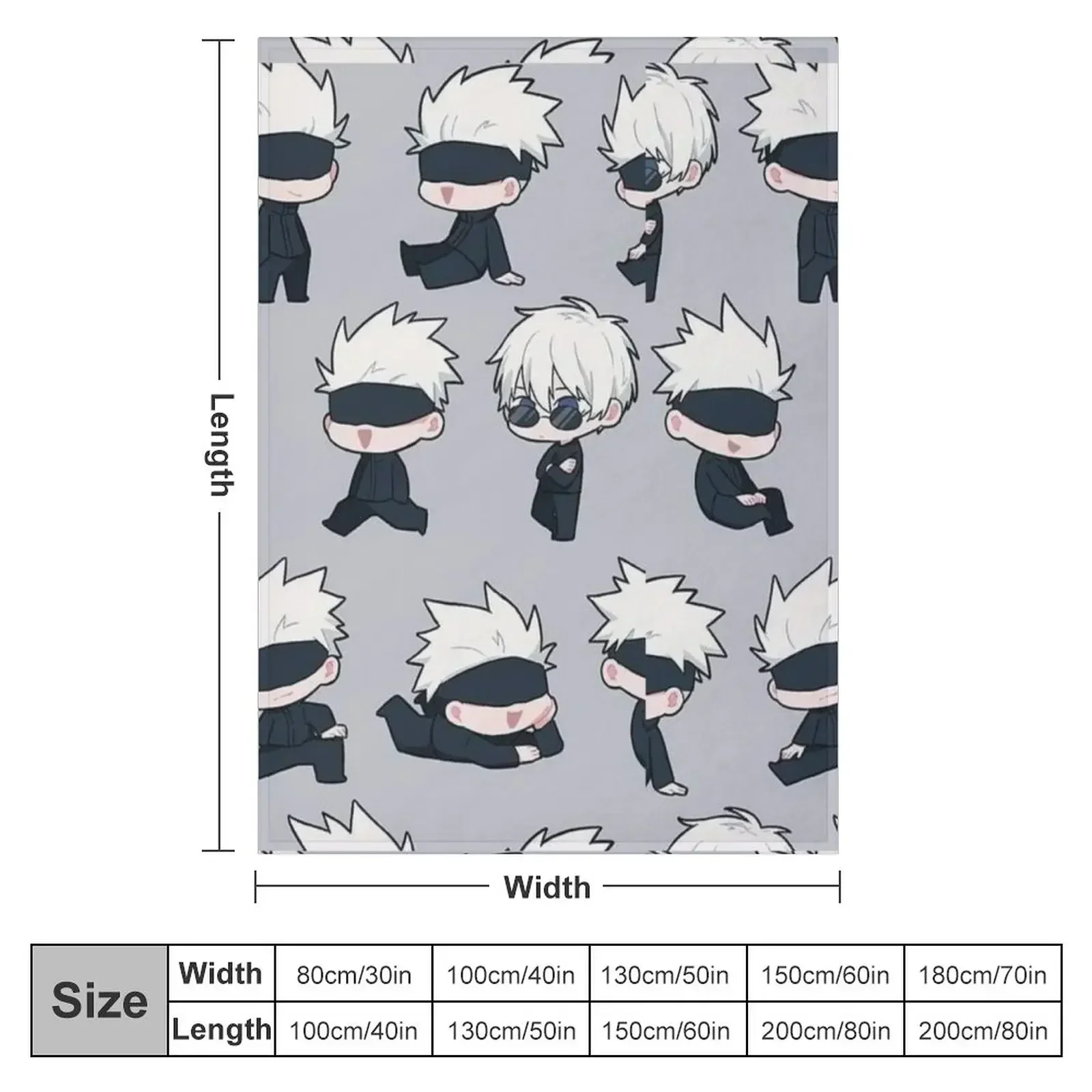 New gojo sensei Throw Blanket Comforter Plush Tourist Thermal Luxury Throw sofa bed Blankets