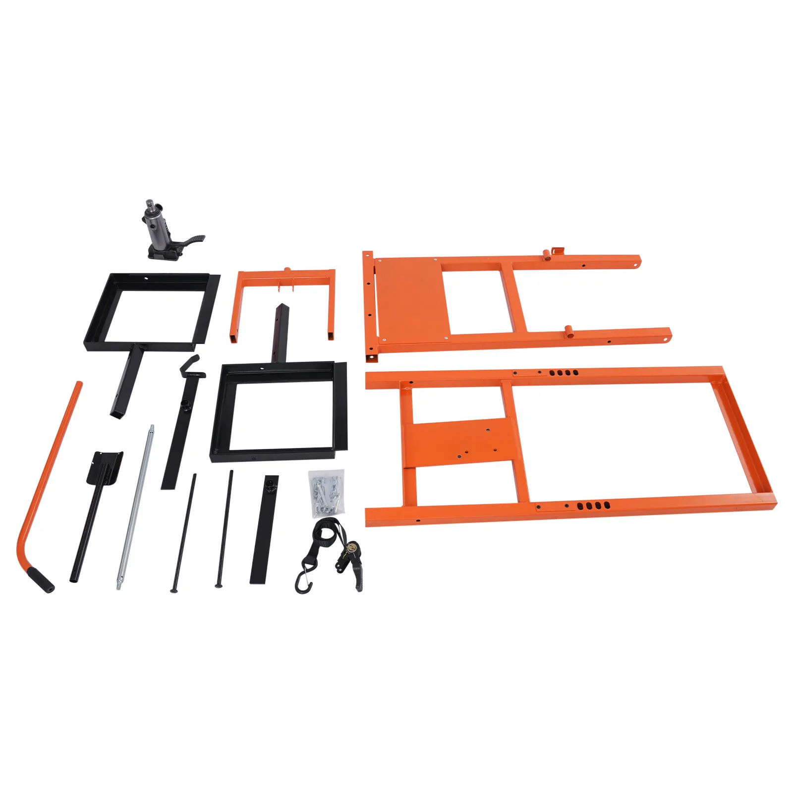500 lbs grasmaaierlift met hoogteverstelling van 61 cm, robuuste motorfiets schaarkrik voor onderhoud van zitmaaiers
