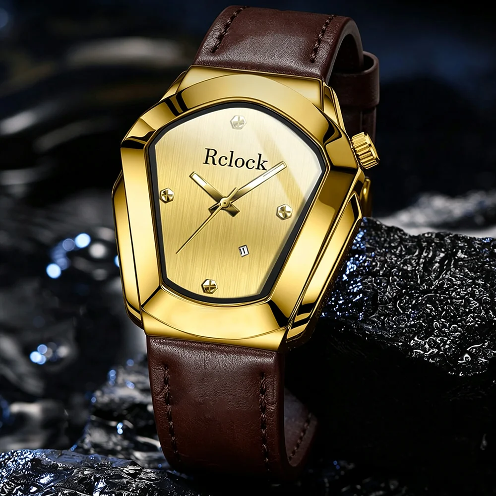 1 relógio masculino elegante c - Leather Classic Strap avaliação e preço