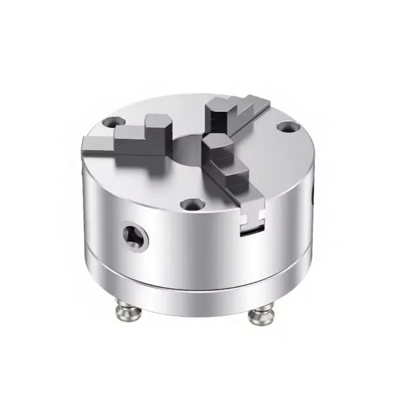 High Precision Self-Centering 3 Jaw Chuck Zero Point Quick Change Fixture for CNC 4th/5th Axis Machining