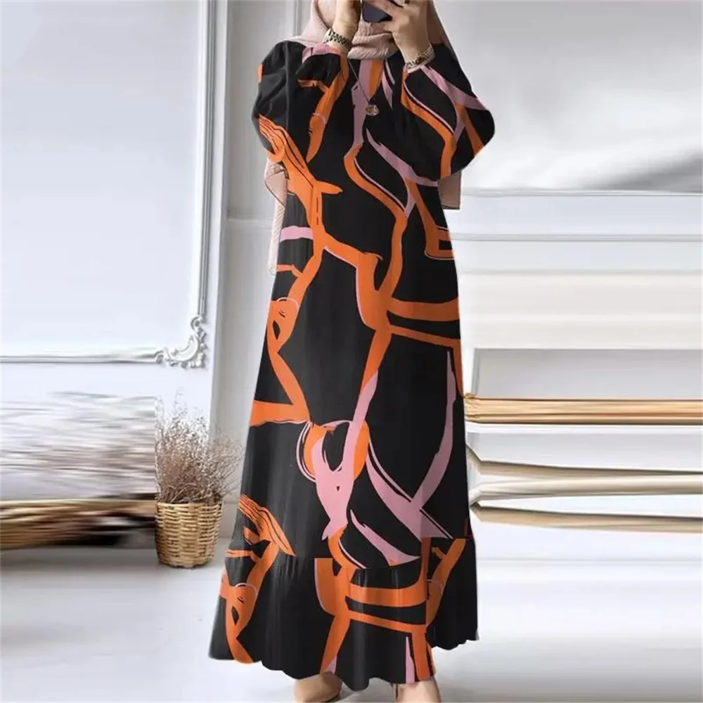 2024 New Black Dubai Luxury Abaya Eid Ramadan abito musulmano per le donne medio oriente Robe Arabe tuffiye elegante Islam abiti modesti