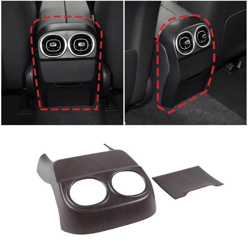 

Для Mercedes-Benz C-Class W206 C200 C260 C300 2022: Накладка на дефлектор кондиционера заднего ряда сидений, аксессуары для интерьера автомобиля