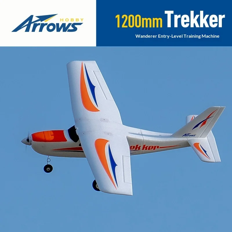New In Stock Arrows Hobby Trekker 1200mm Electric RC Airplane Fixed Wing Foam Training Model For Beginner Hobbyists