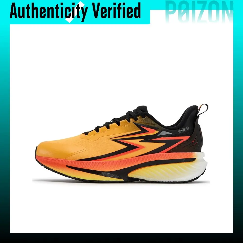 361° Rain Screen 9 Cushioning, Wear Resistant Low top Casual Running Shoes Men's Orange Black 572542228-5