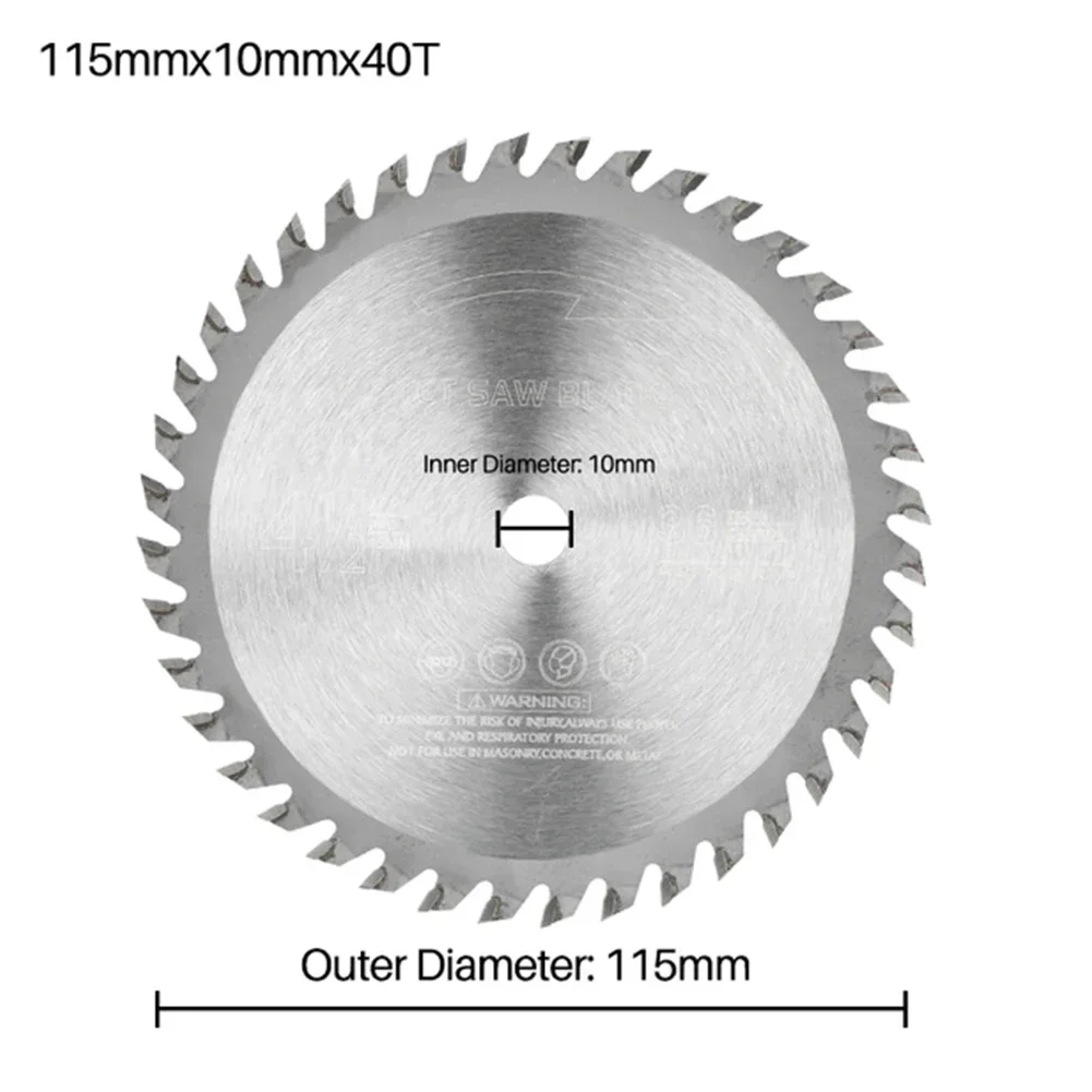 Lama per sega per legno 1 pz diametro 89/115mm lama per sega circolare multiuso TCT disco da taglio per la lavorazione del legno con punta in metallo duro
