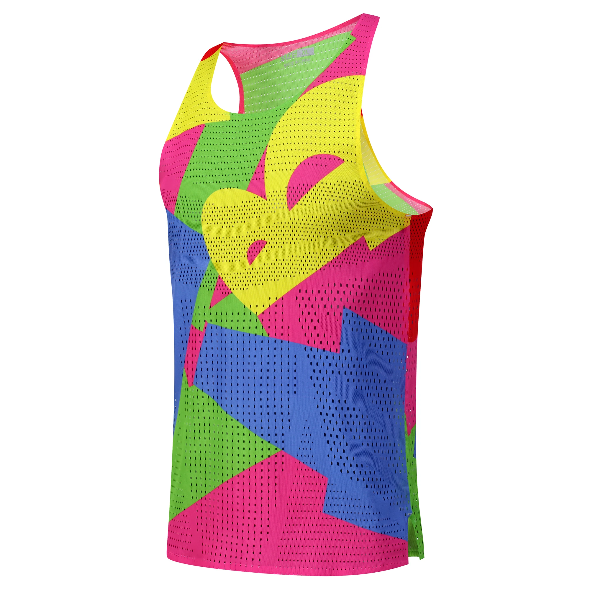 Men Professional Running Vest Tops Speed Sport Fitness Shirts Guys Athlete Track Field Marathon Sleeveless Clothing Quick Drying image 2