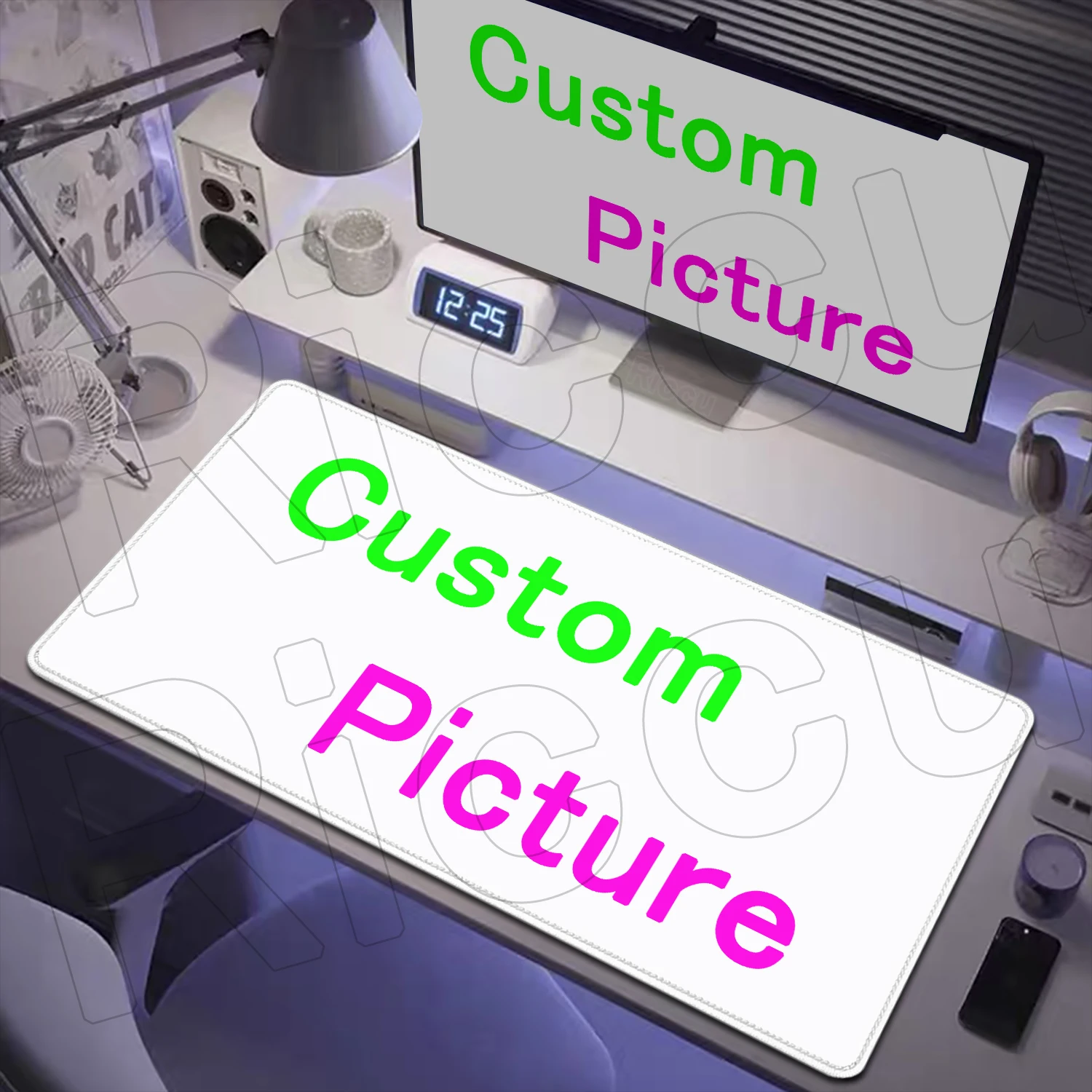 

Multiple Size Custom Gaming Mouse Pad Rubber Antislip Playmat DIY Your Own Image Office Mousepad OEM Logo Bulk Discounts Deskmat