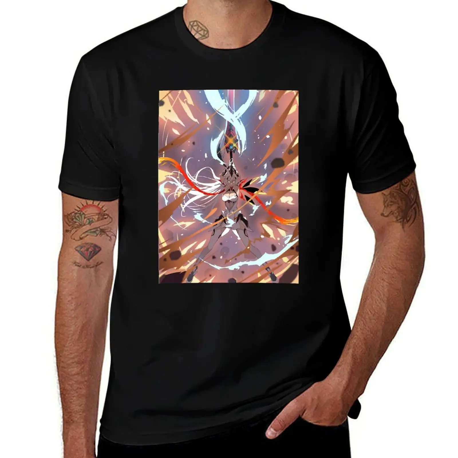 

shirts shirt t Herrscher T-Shirt prints with man tshirt t cotton of anime Flamescion