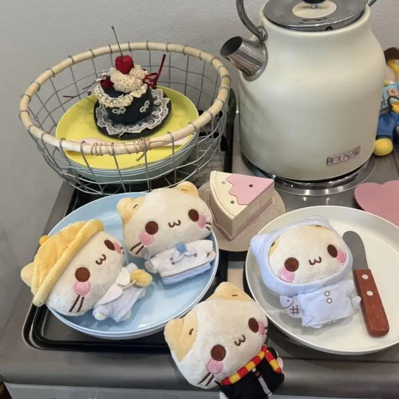 Kawaii Mashumaro ألعاب من نسيج مخملي المفاتيح الكرتون أنيمي حقيبة الظهر سستة قلادة لطيف دمية الديكور هدايا عيد ميلاد للبنين والبنات #2