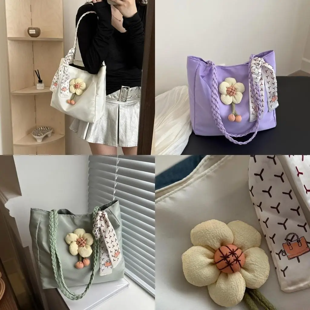 

Women Handbag Large Capacity Shoulder Bag Student School Bag for Travel Shopping