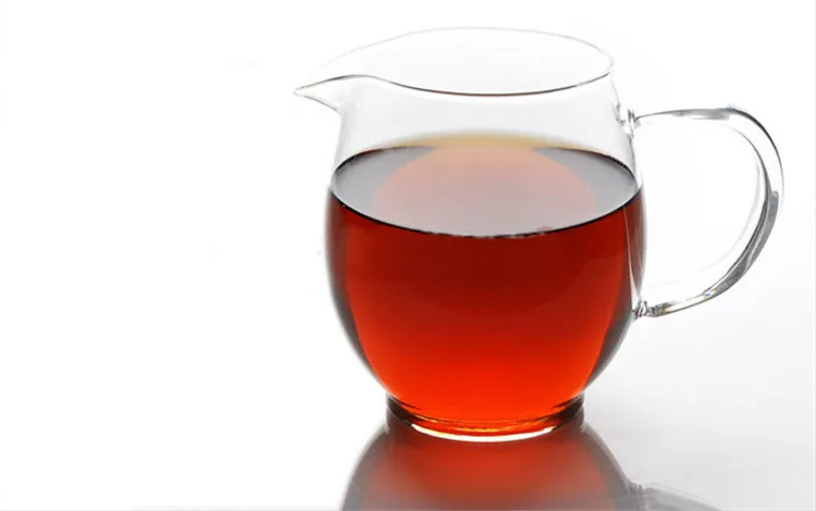 إبريق شاي زجاجي مصنوع يدويًا مقاوم للحرارة للشاي ، إبريق شاي صيني مع آلة تحلل ، غلاية Pu-Erh ، جايوان ياباني ، 450