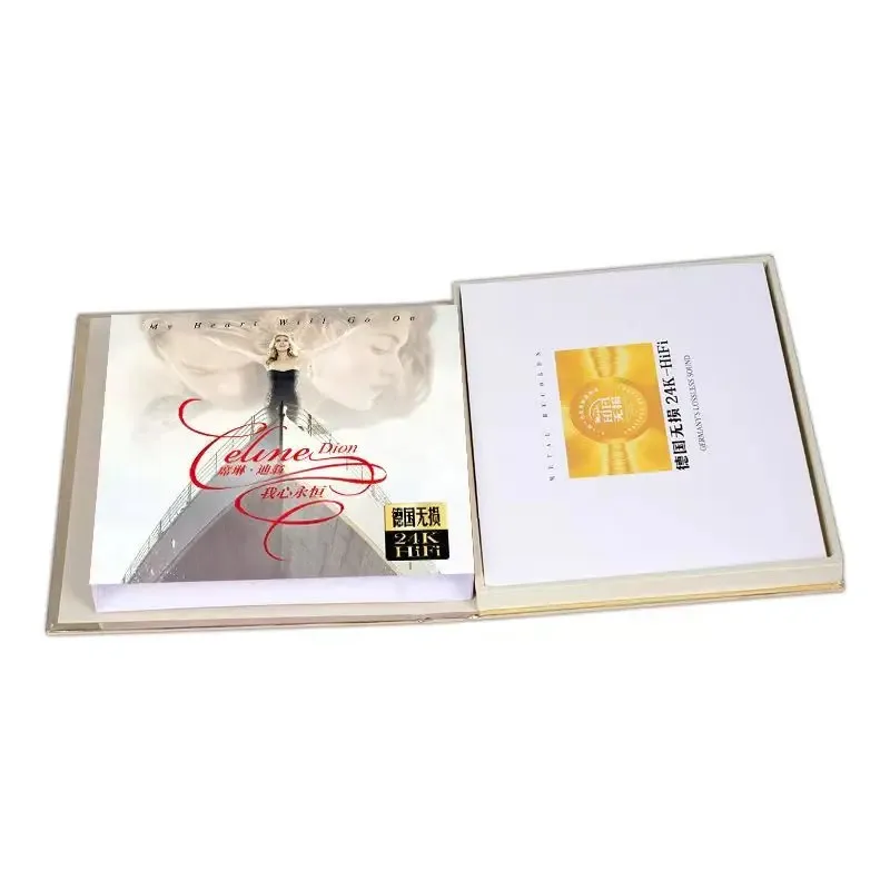 الكلاسيكية سيلين ديون الموسيقى CD قلبي سوف يذهب على الألبوم أنا أستسلام 3 قطعة سجل الموسيقى تأثيري وكمان Soundtracks صندوق موسيقى الحفلات