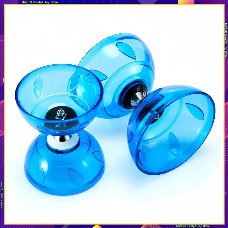Roulements en caoutchouc souple Transparent pour enfants débutants, avec arbres actifs, accessoires de jouets de sport Kongzhu Diabolo à Double hachage