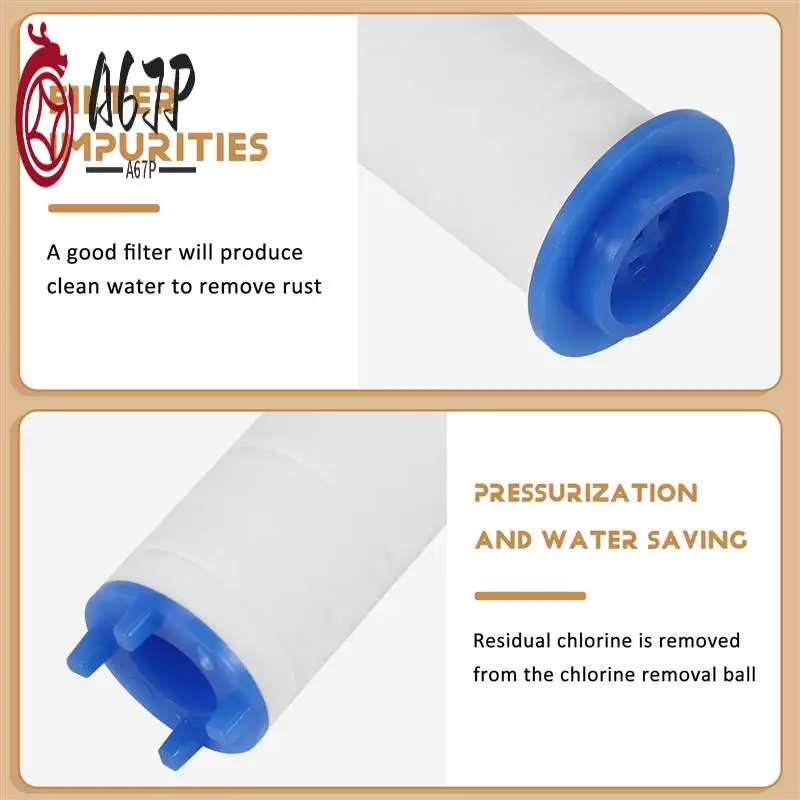 

A67P-10Pcs Turbo Fan Shower Head Filters--Used For Propeller Driven Handheld Shower Head High Pressure - Shower Head