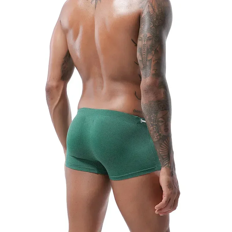 Männer Schwimmen Boxer Sexy Bikini Bademode Männer Schwimmen Boxer Briefs Strand Kurze Surf Jammer Surfen Badehose Männlichen Badeanzug Bademode