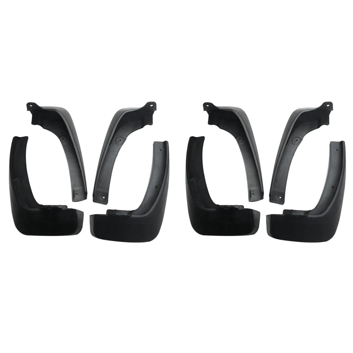 8Pcs Universal Mud Flaps Mudguards Splash Guards Fender for Toyota VIOS / YARIS / LIMO / BELTA Sedan 2007-2013