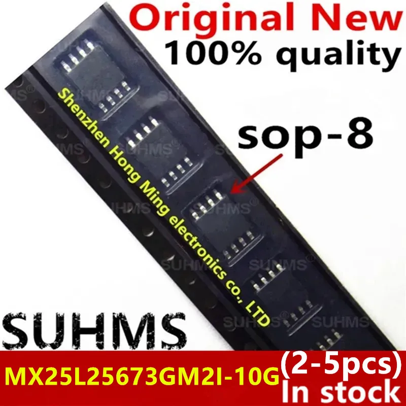 (2–5 Stück) 100 % neuer 25L25673G MX25L25673GM2I-10G MX25L25673GM2I 10G 25L25673GM2I sop-8 Chipsatz