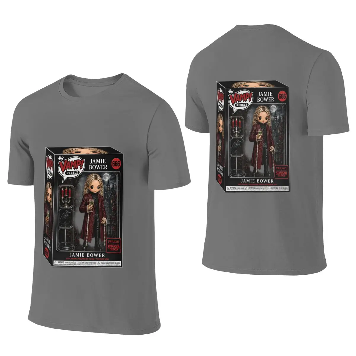 J Bower Fantasy Doll Korean Style Reversible T-shirt Minimalist Japanese Style Heat Transfer Tees