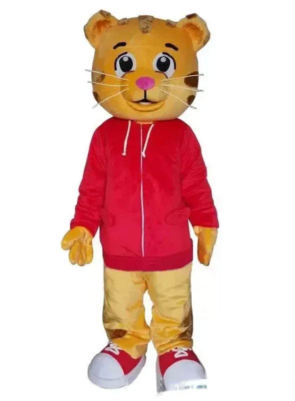 Christmas Tiger Mascot Costume Adult Cartoon Character Outfit Suit Can Wear Wearable Costume Dressed As Mascot