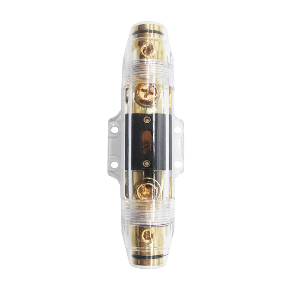 

100A Fuse Holder 1 Current Circuit Breaker for Cars Boats RVs Audio Upgrade Speaker Tube Storage Internal Parts