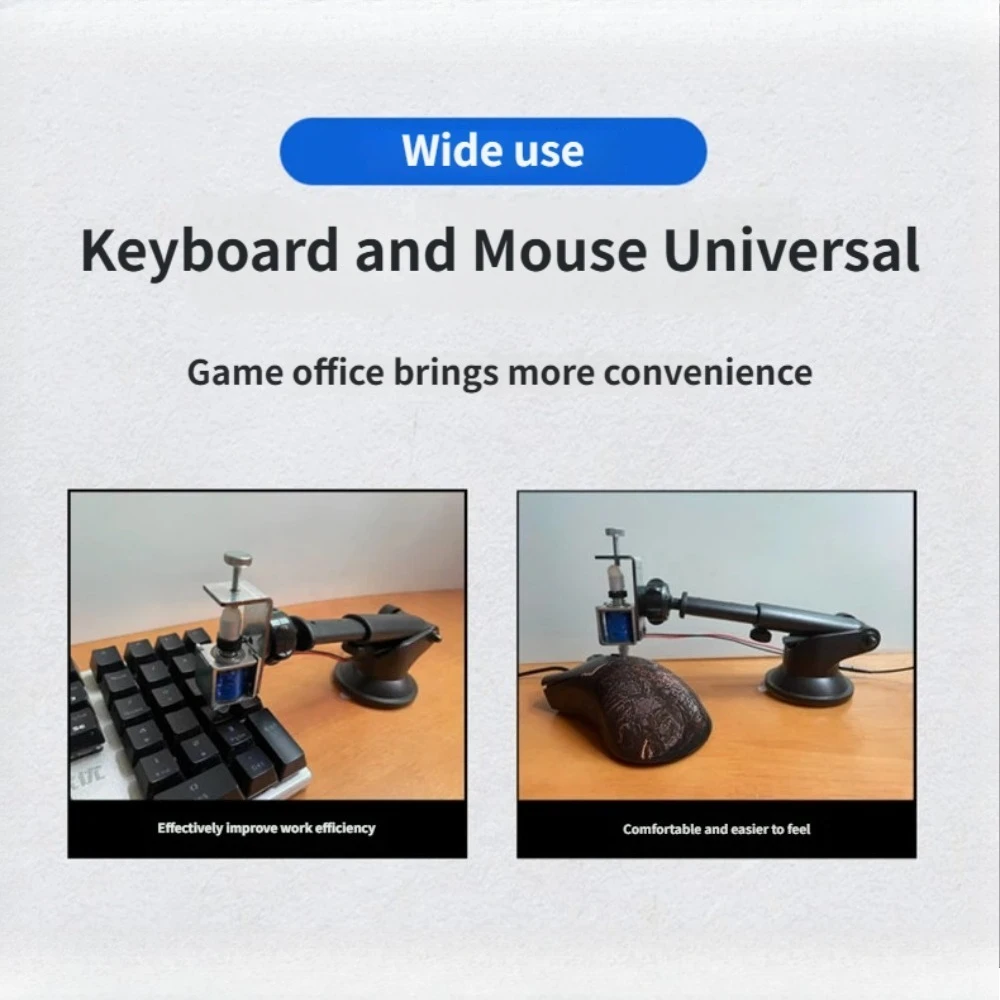 Keyboard and Mouse Clicker Prevent on-hook 0.01-9999MIN Automatic Random Click Game Click and Game Assist Devices