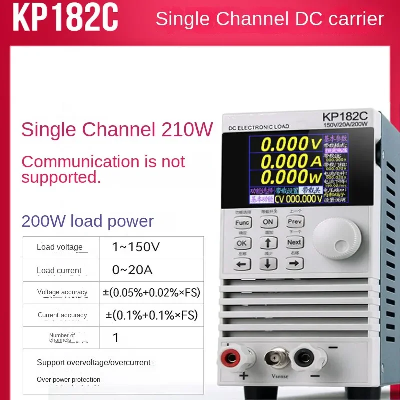 Dual Channel DC Constant Current Electronic Load Tester Constant Voltage Source Aging Meter LED Driver Power Test