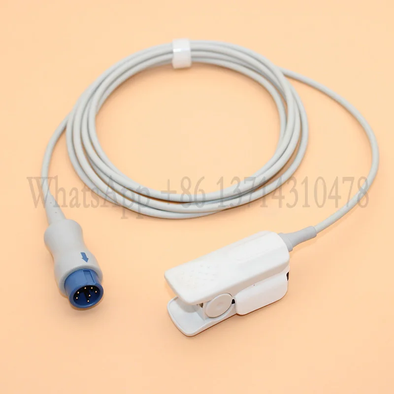 7PIN Spo2 Sensor Cable For Mindray T5 T8 Beneheart D6 iPM 12 Patient Vital Signs Monitor