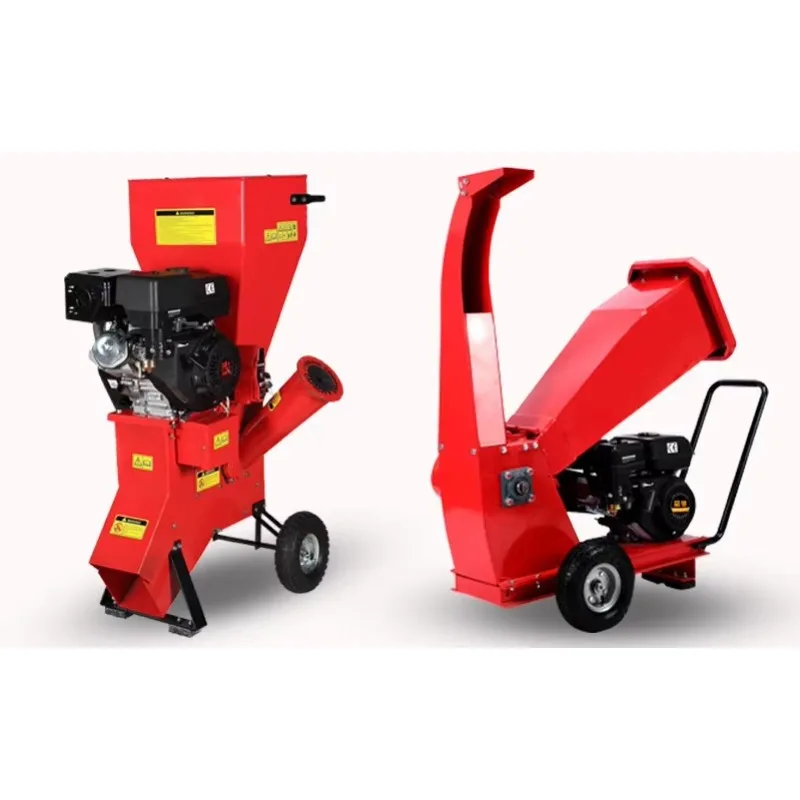 Mobile Wood Branch Chopper Tree Leaves Crusher Shredding Machine with Core Gear Components