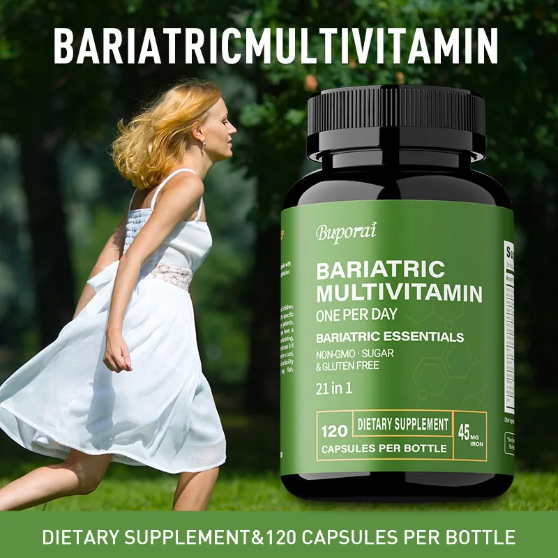 

Bariatric Multivitamin Supplement - Contains 21 Vitamins & Minerals,for Post-weight Loss Energy Support, Iron Level Support