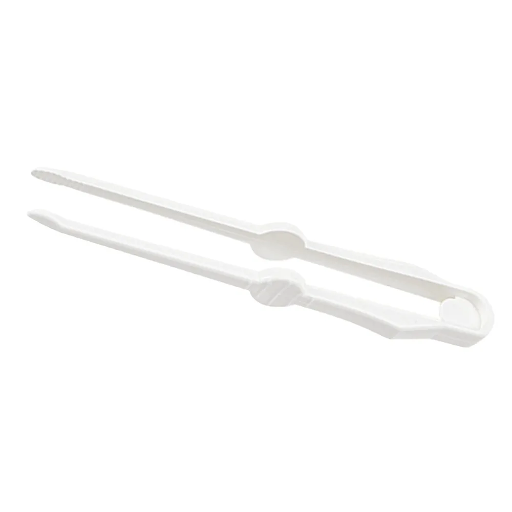 Versatile Plastic Chip Tongs White 18 x 2cm Food Tongs Plastic Tongs Restaurant