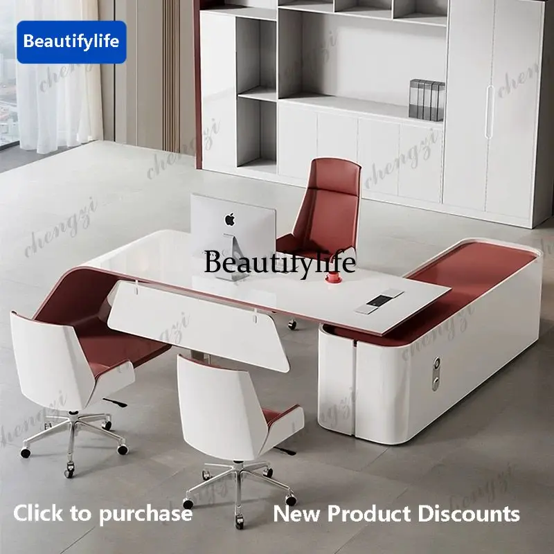 

MM85 Modern creative manager desk room offices office desks and workstations computer desk Room desks Cosmetic consultation tab