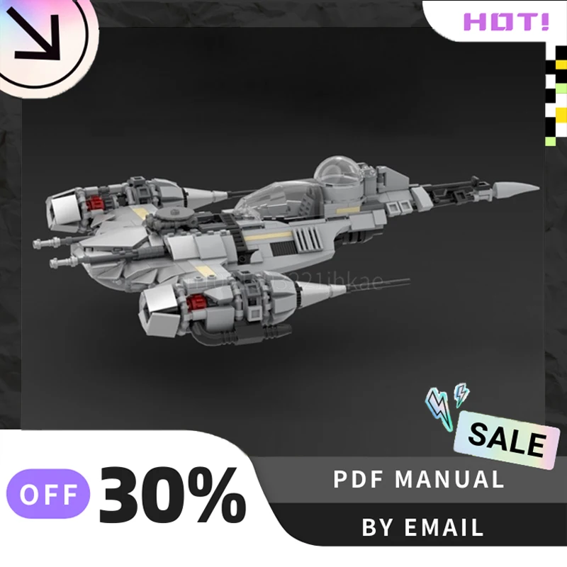 

[554 шт.] индивидуальный MOC N-1 Starfighter креативный набор строительных блоков STEM игрушки DIY комплект строительной модели подарки на день рождения