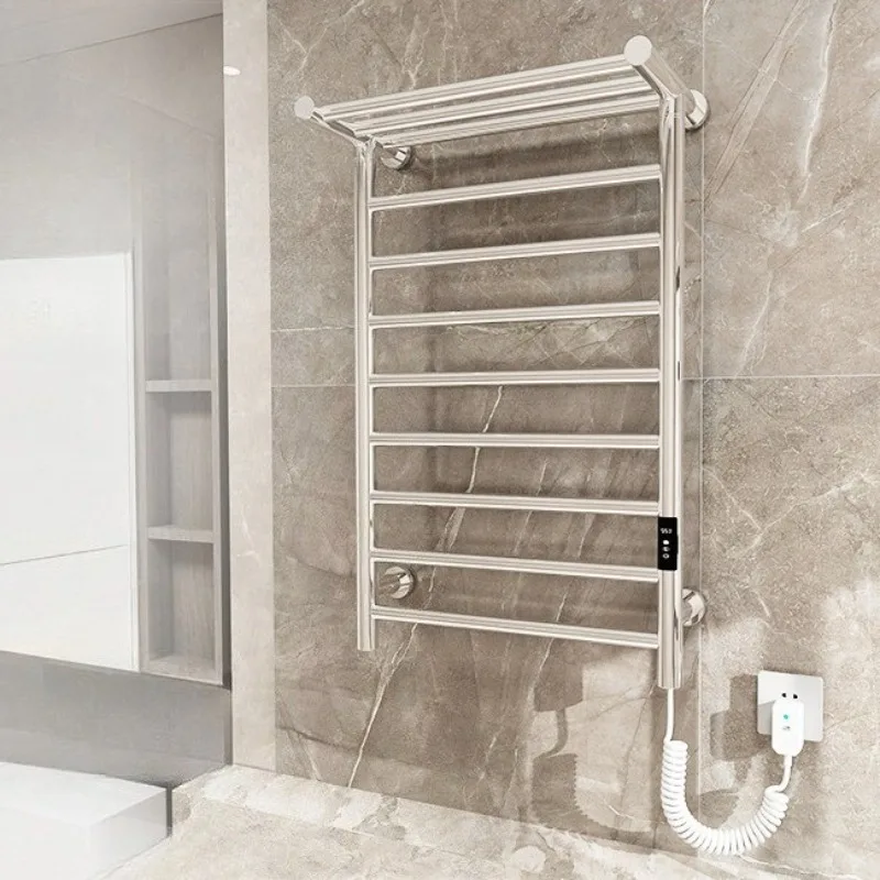

Электрическая полотенцесушитель, настенный водонепроницаемый бытовой большой полотенцесушитель для ванной комнаты, сушка для банных полотенец, вешалка для полотенец