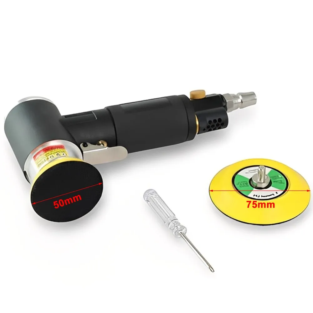 Orbit Air Sander Mini Pneumatic 1'/2'/3' Grinding Machine Set for Car Polishing High Speed Air Powered Polisher Air Tool view 6
