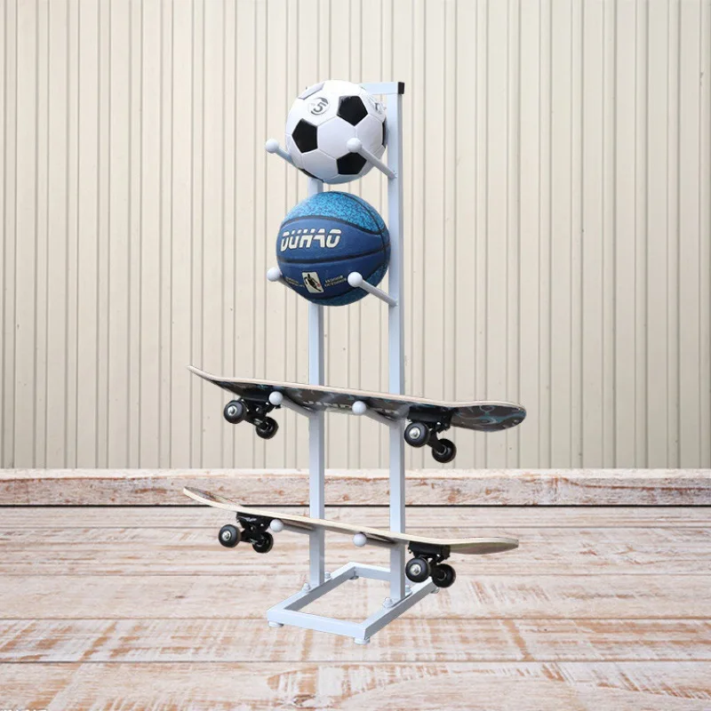 

Household skateboard storage rack, basketball, football storage rack, utility finishing rack, sports equipment storage rac