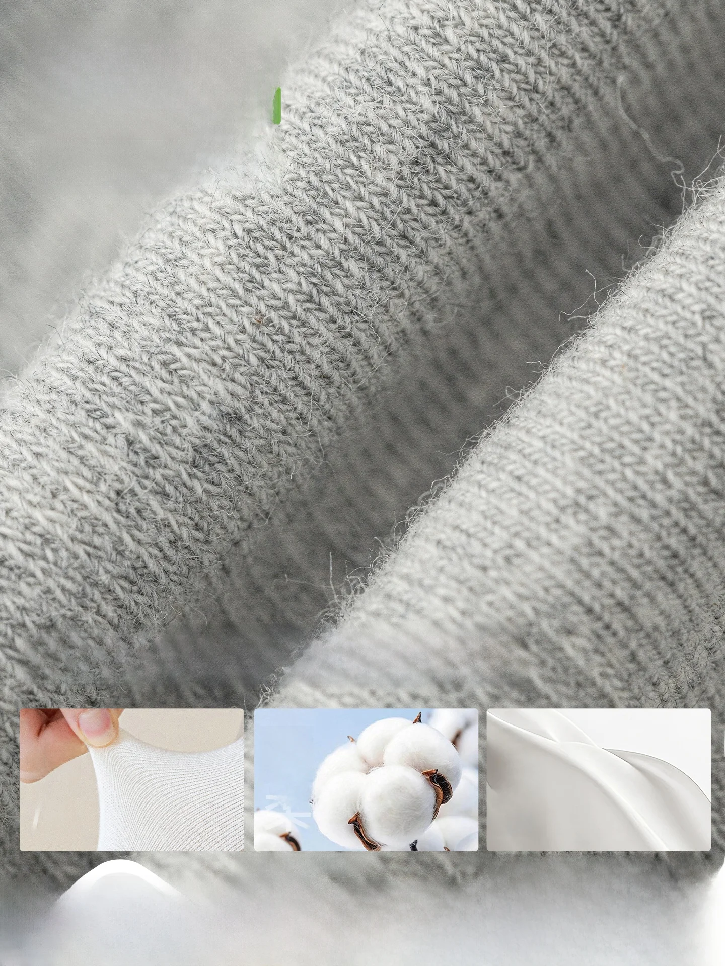 Men's 100% Cotton Sports Socks Breathable Anti-Odor Mid-Calf Basketball Socks Absorb Sweat Comfortable Elastic Design for Autumn