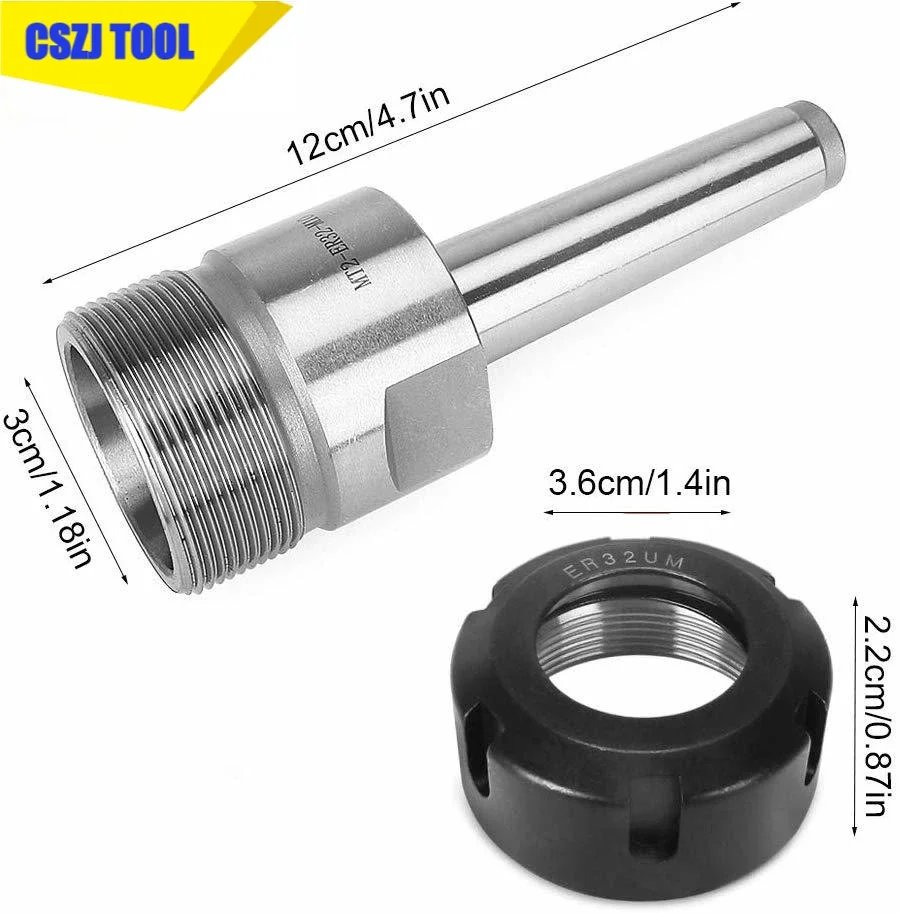 MTA2 MTA3 MTA4 MTB2 MTB3 MTB4 ER16 ER20 ER25 ER32 morse taper tool holder+9pcs Spring Collets For CNC Milling lathe tools