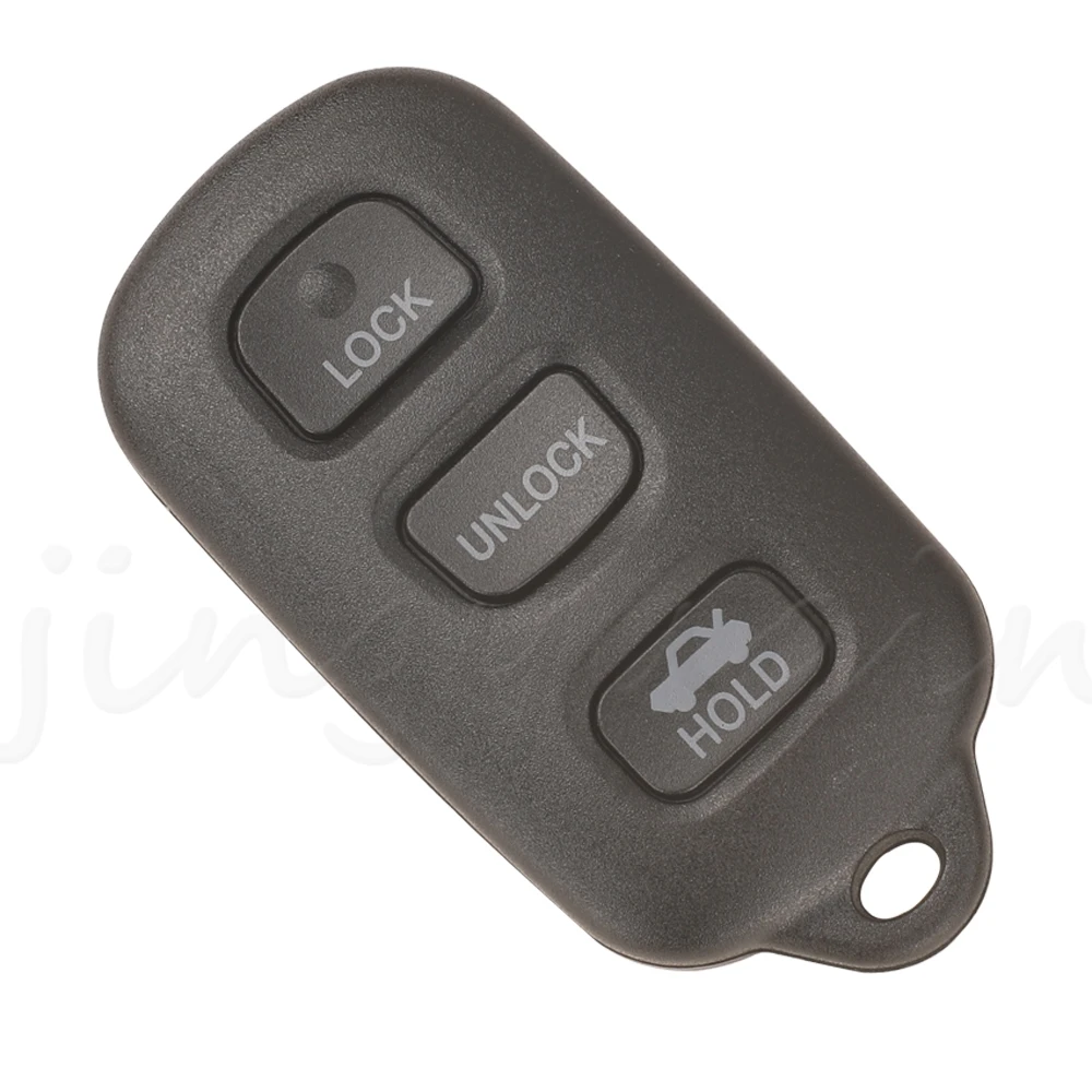 Jingyuqin 3/4 guziki zamiennik obudowa pilota z kluczykiem samochodowym Fob do Toyota Sequoia 4-Runner 4Runner 2003-2008 Matrix bezkluczykowy