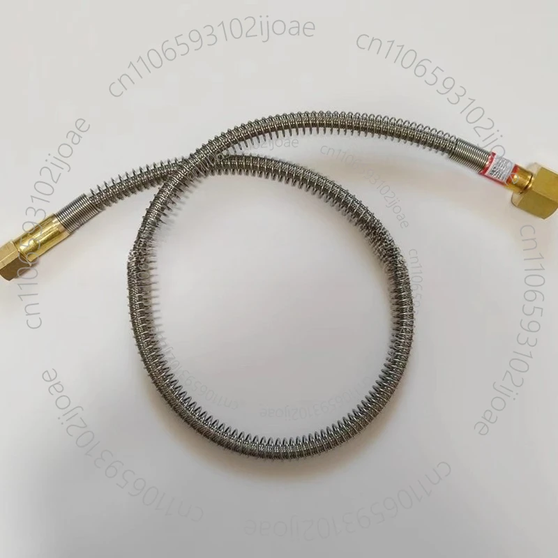 1pc Oxygen Nitrogen Argon Helium Gas Cylinder Transfer Tube High Pressure Stainless Steel Metal Hose Air Hose G5/8